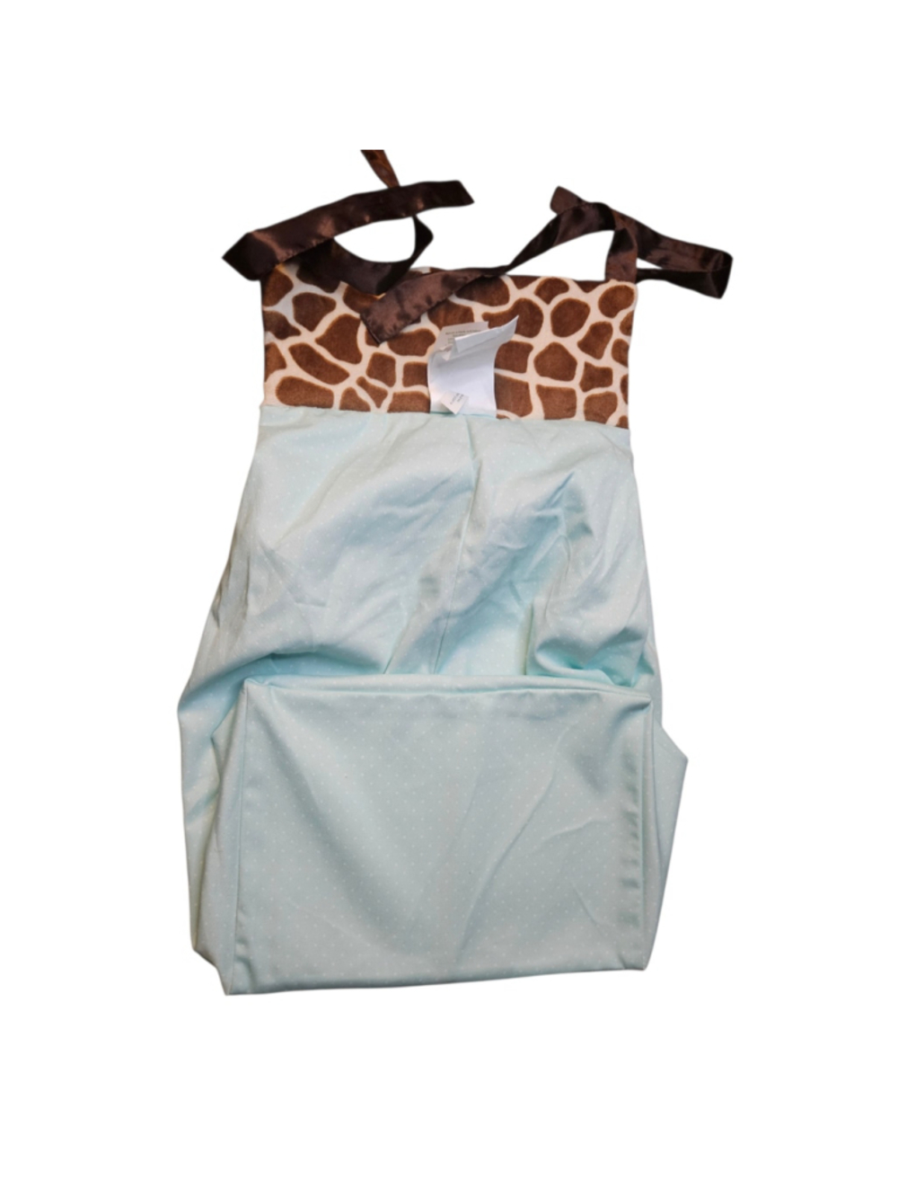 Lambs & Ivy Blue Giraffe Hanging Diaper Caddy Nursery Crib Organizer - Picture 4 of 7